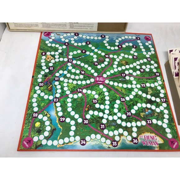 THE BIONIC WOMAN Board Game PARKER BROTHERS 1976 1970s - Picture 9 of 11